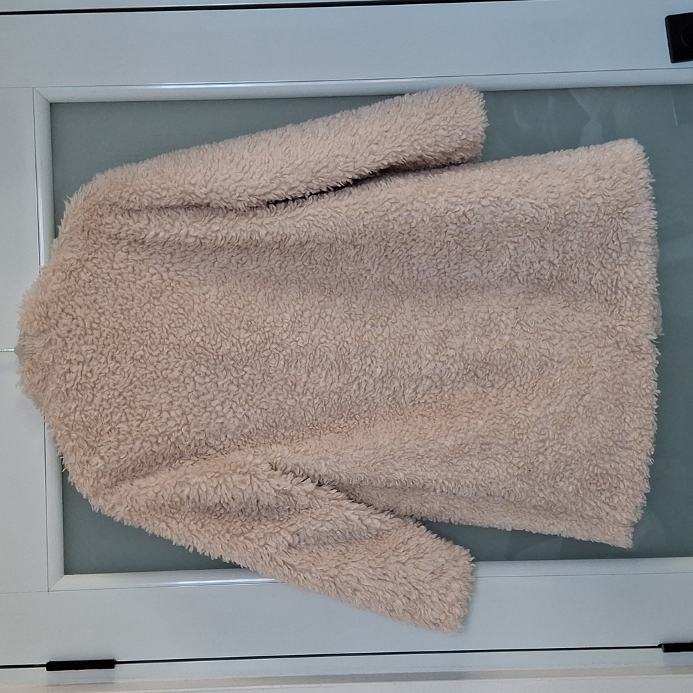 Zara Teddy Bear Fleece Coat - Picture 8 of 14